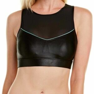 KORAL Vibrant Infinity Activewear Sports Bra Black Size Small
